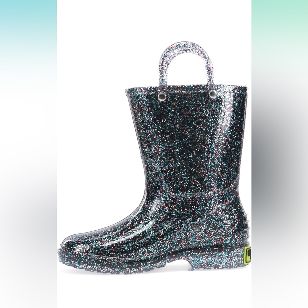 ⛈️toddler glitter rain boots⛈️